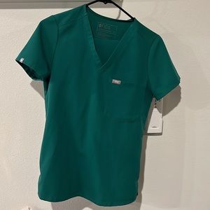 Hunter Green Zamora jogger scrub pants only in Small